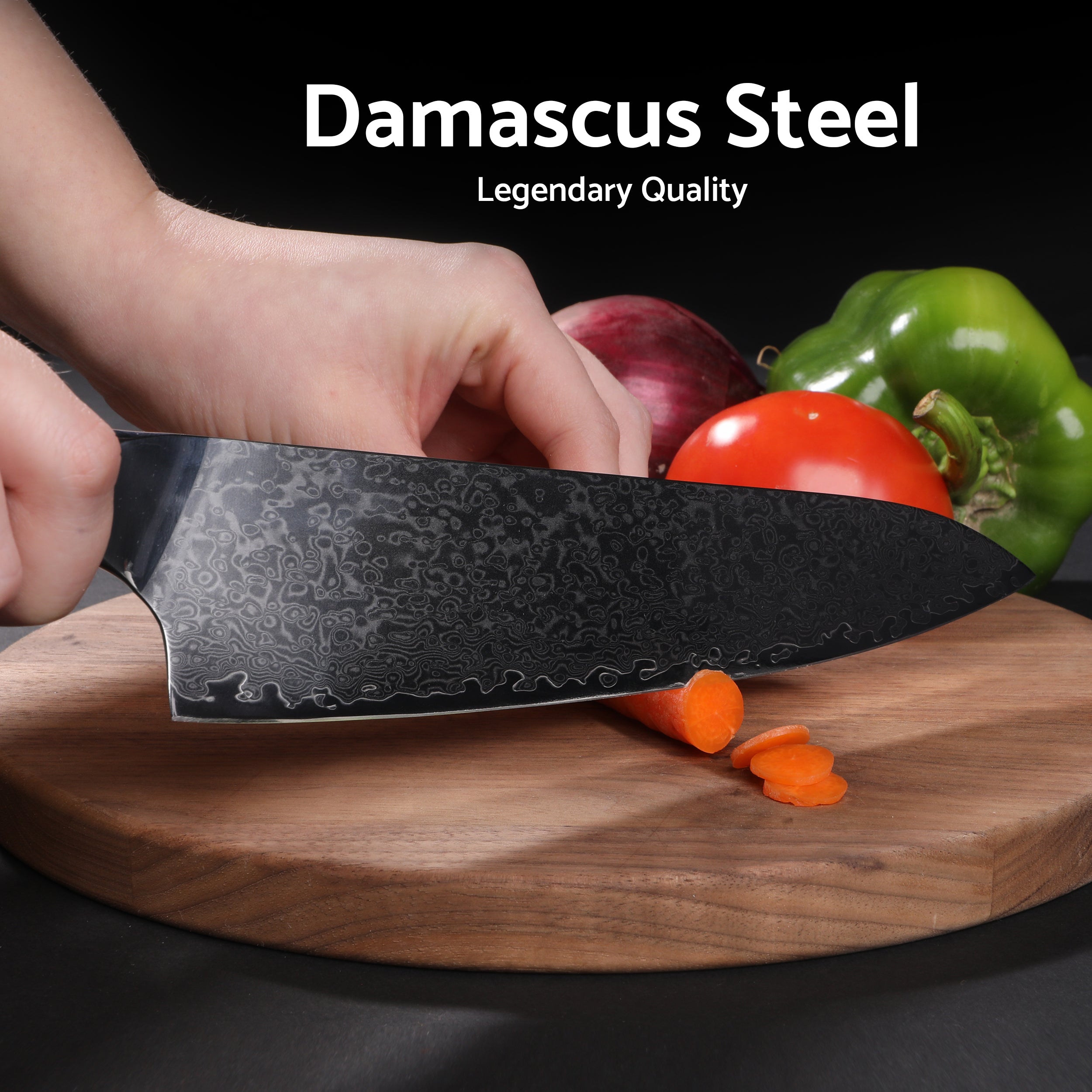 Excaliblades Damascus Chef Knife - Excaliblades