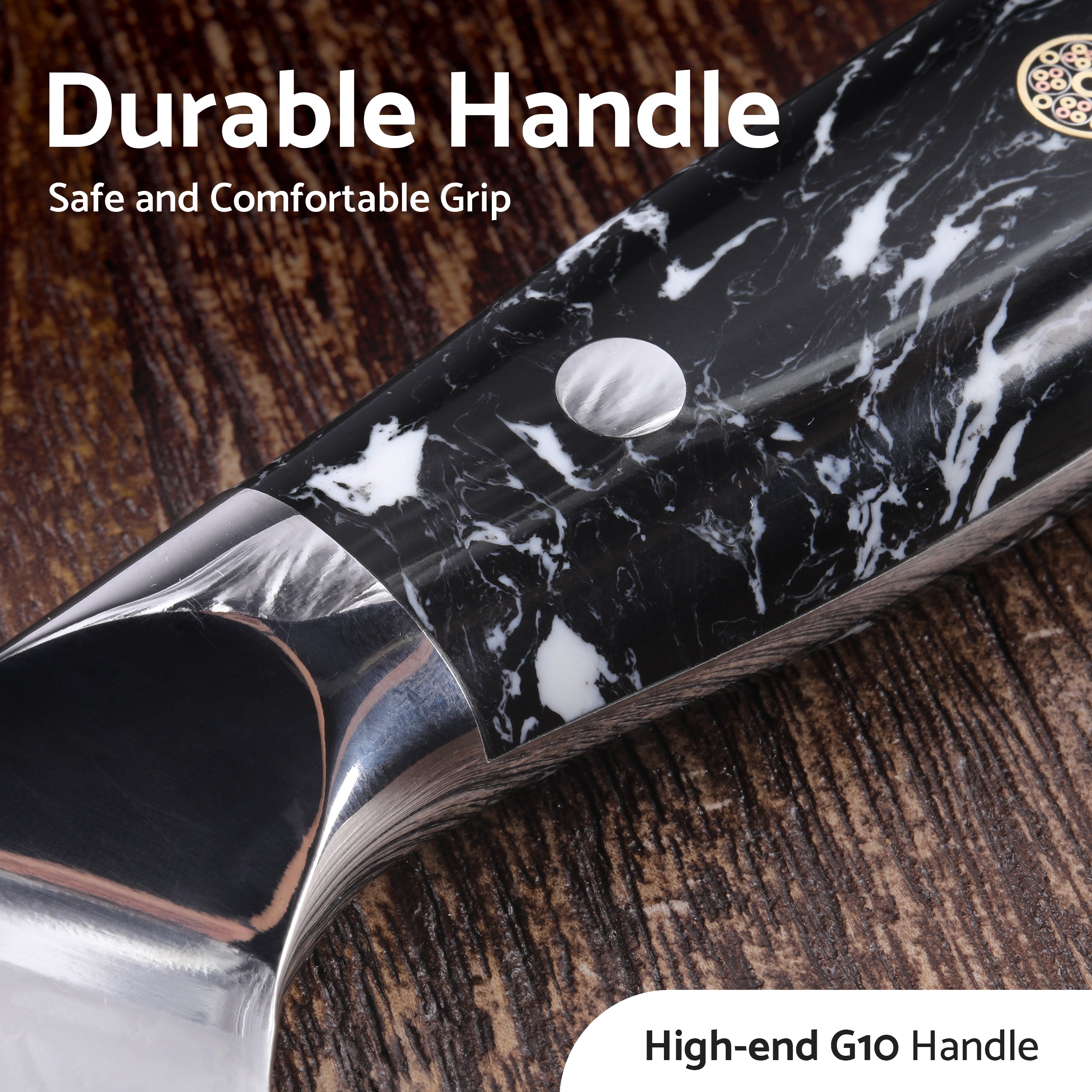 Excaliblades Damascus Chef Knife - Excaliblades