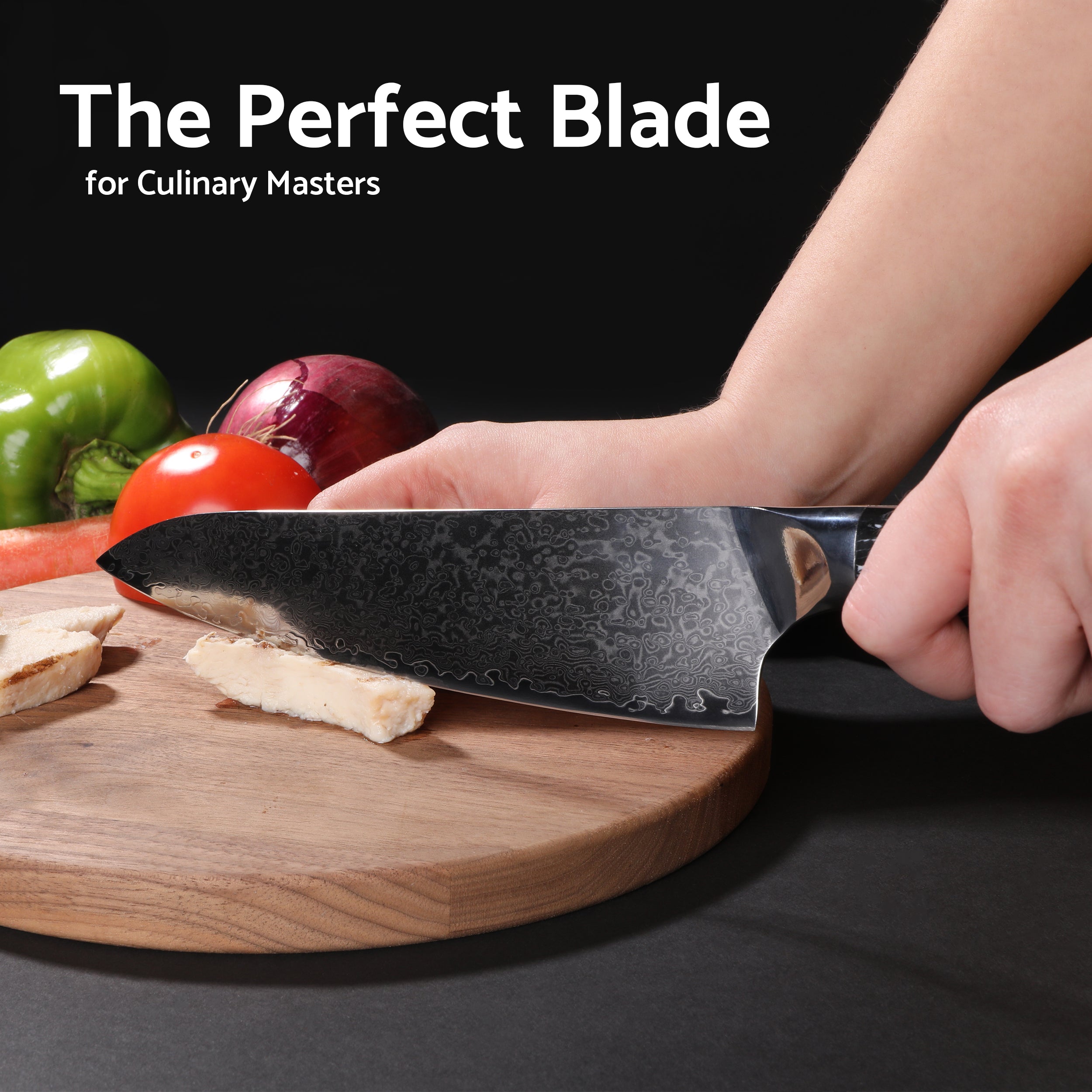 Excaliblades Damascus Chef Knife - Excaliblades