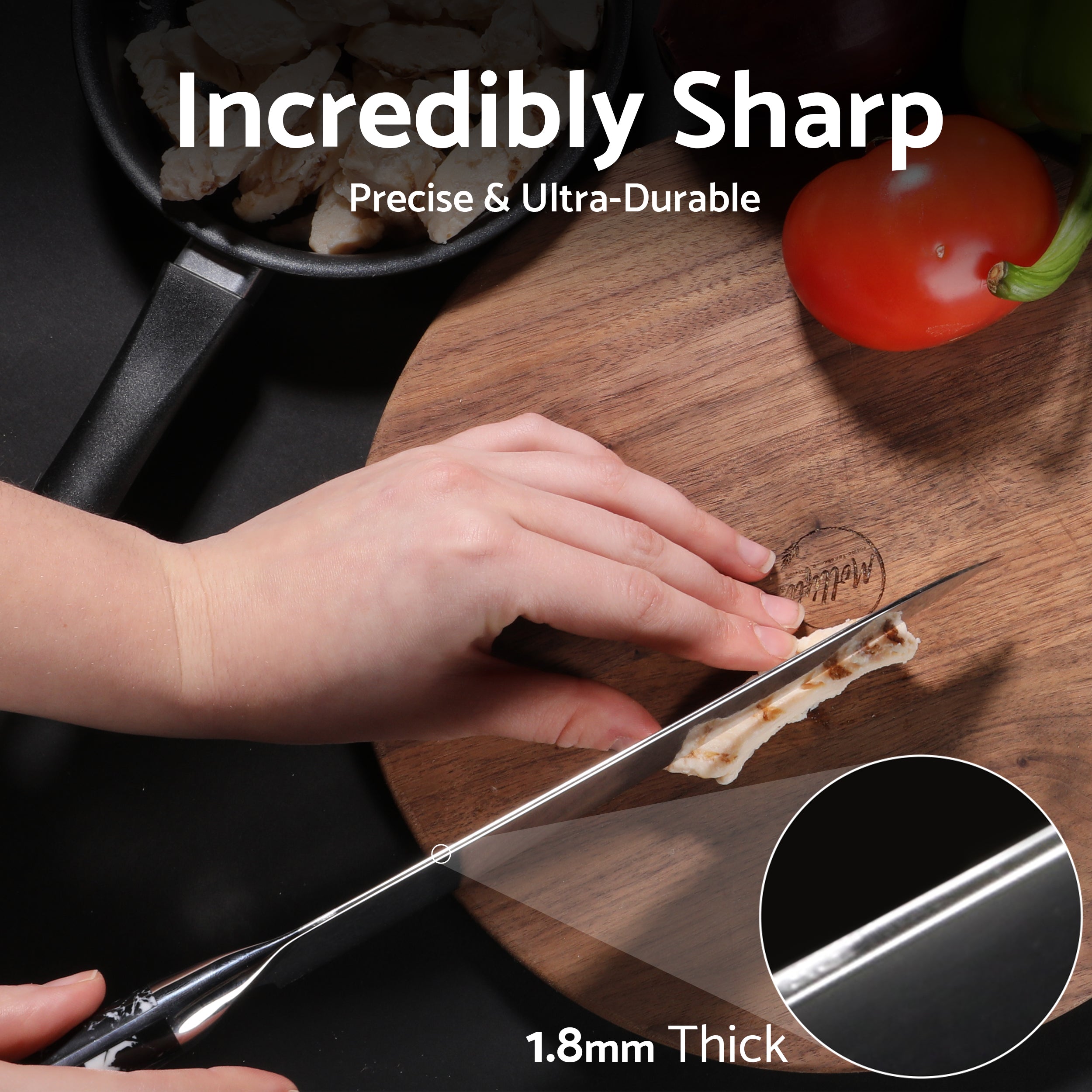 Excaliblades Damascus Chef Knife - Excaliblades