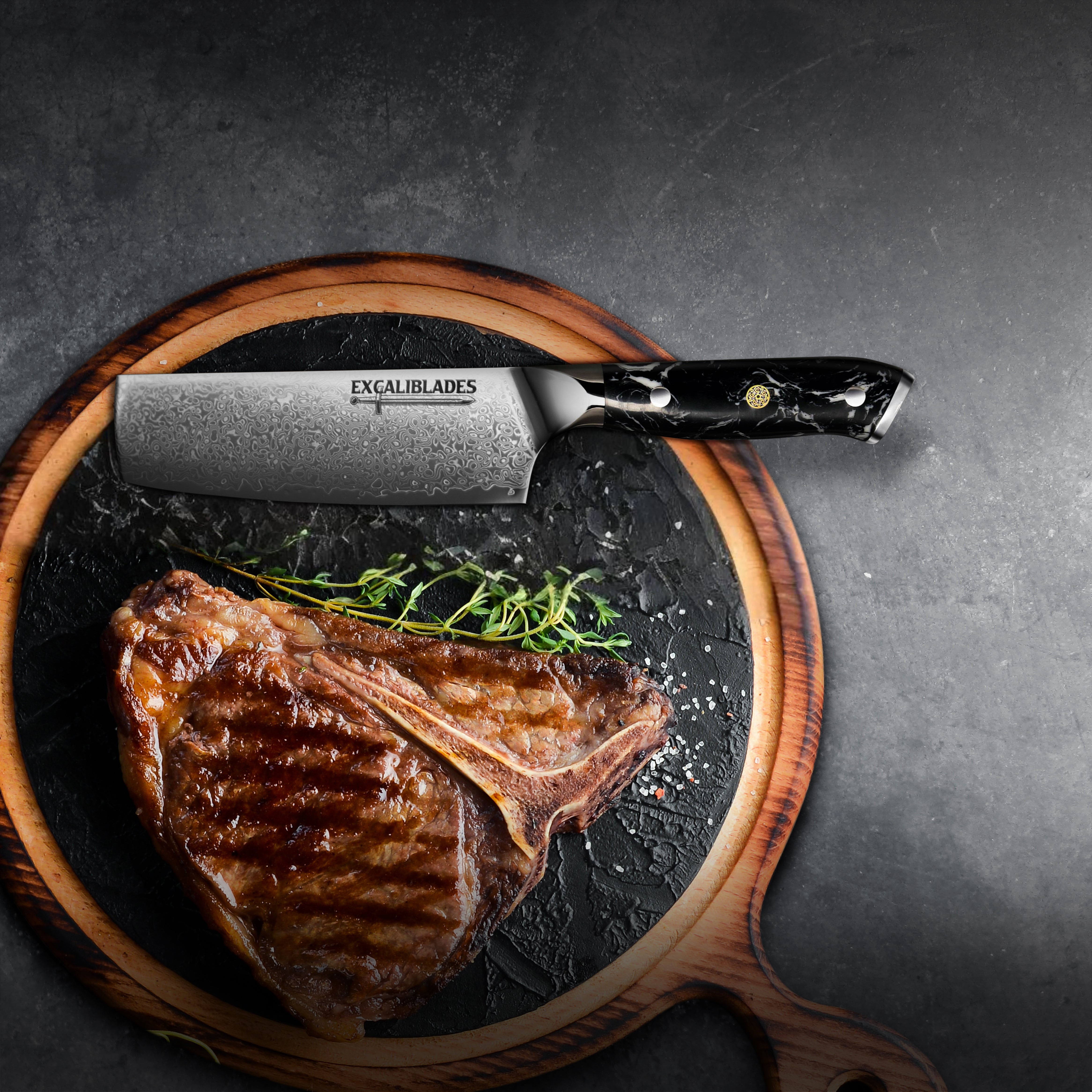 Excaliblades Nakiri/Vegetable Knife - Excaliblades