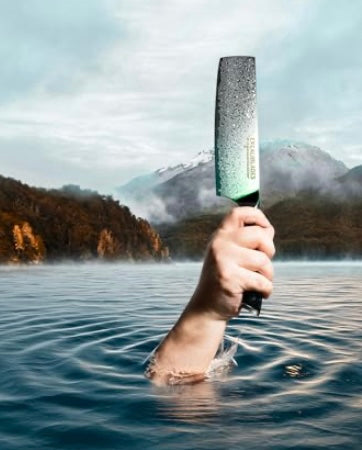 The King Of Power Bundle - Chef Knife, Nakiri, Cleaver and Utility Knife