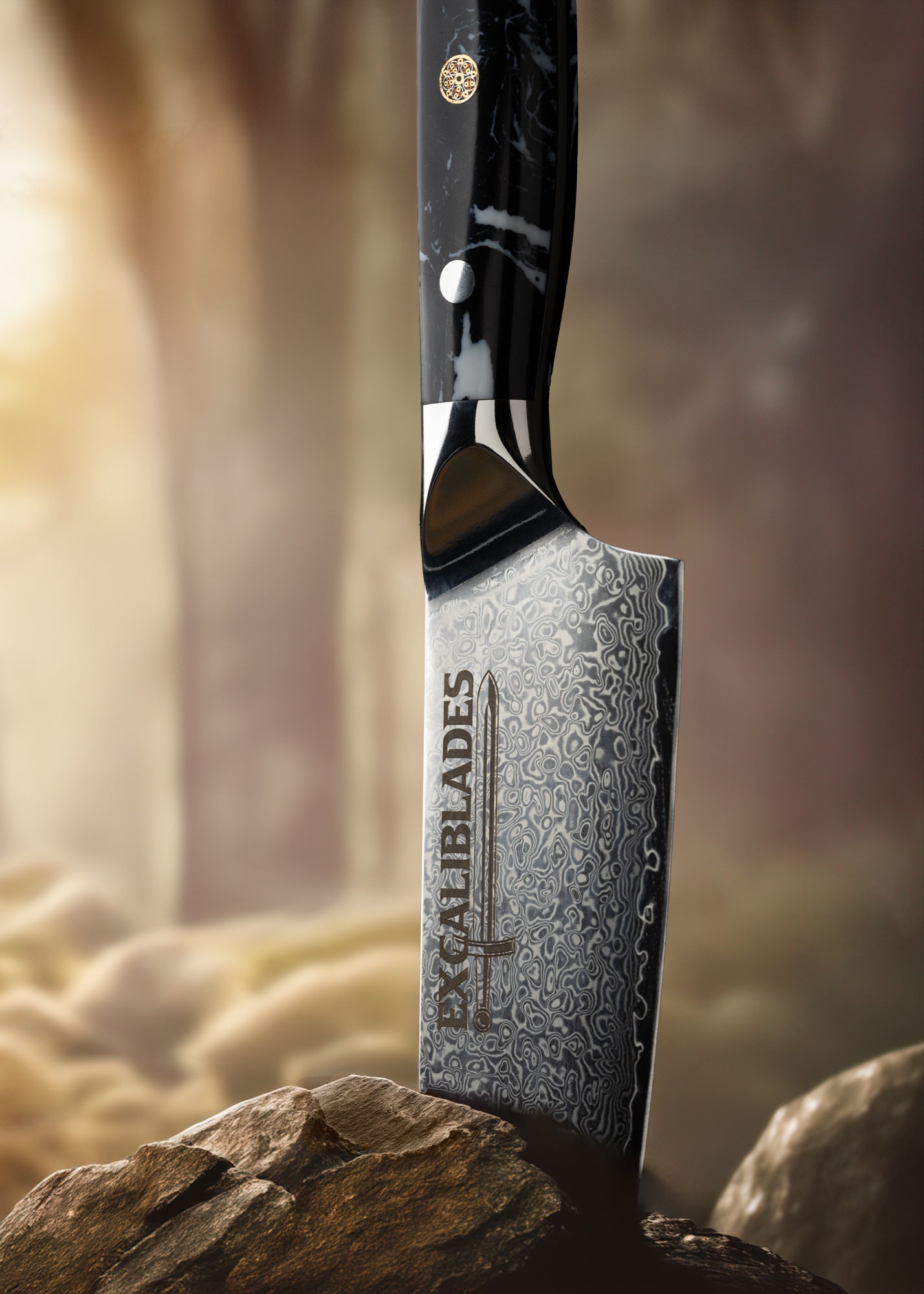 The King Of Power Bundle - Chef Knife, Nakiri, Cleaver and Utility Knife